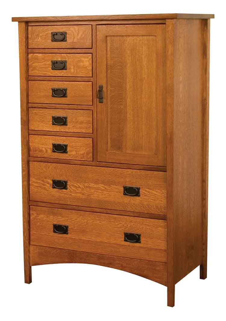 Amish Arts & Crafts Gentleman's Chest - Click Image to Close
