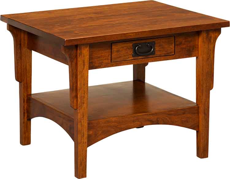 Amish Arts & Crafts End Table - Click Image to Close