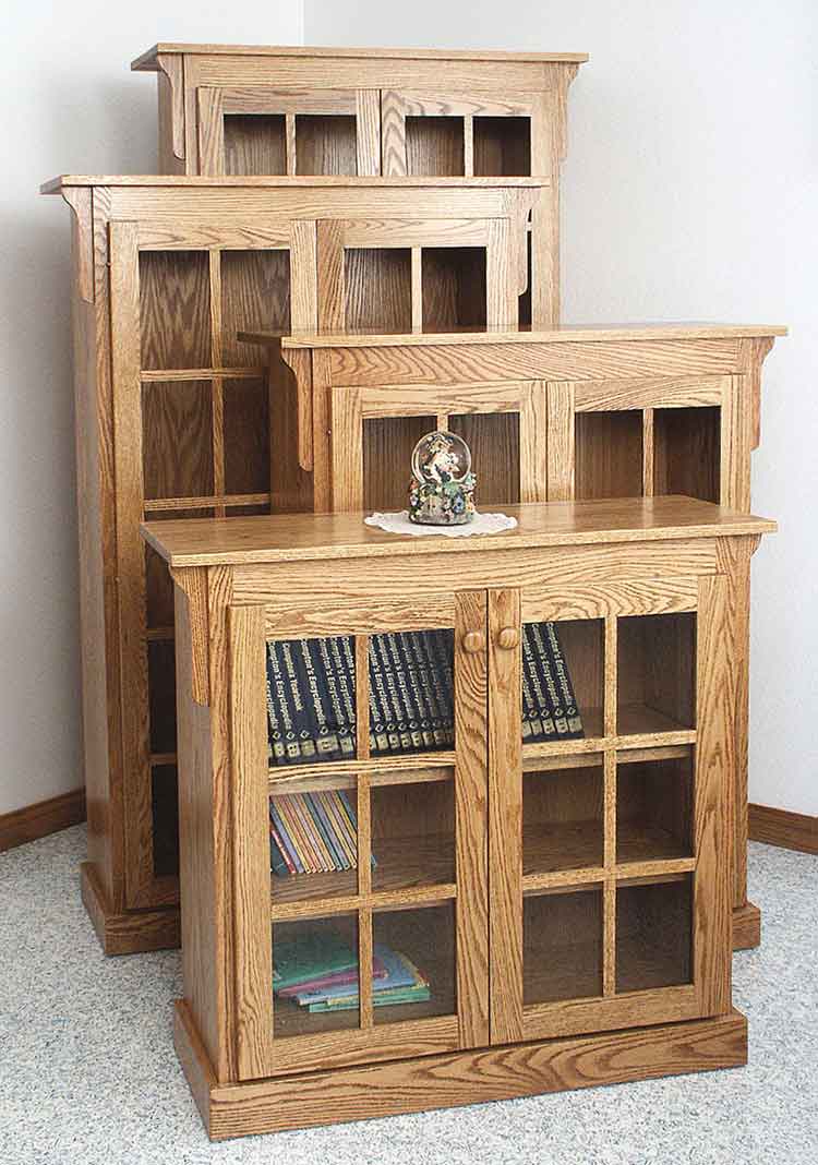 Amish Bridger Bookcase - Click Image to Close
