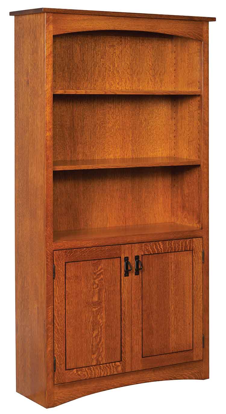 Amish Carriage Mission Bookcase - Click Image to Close