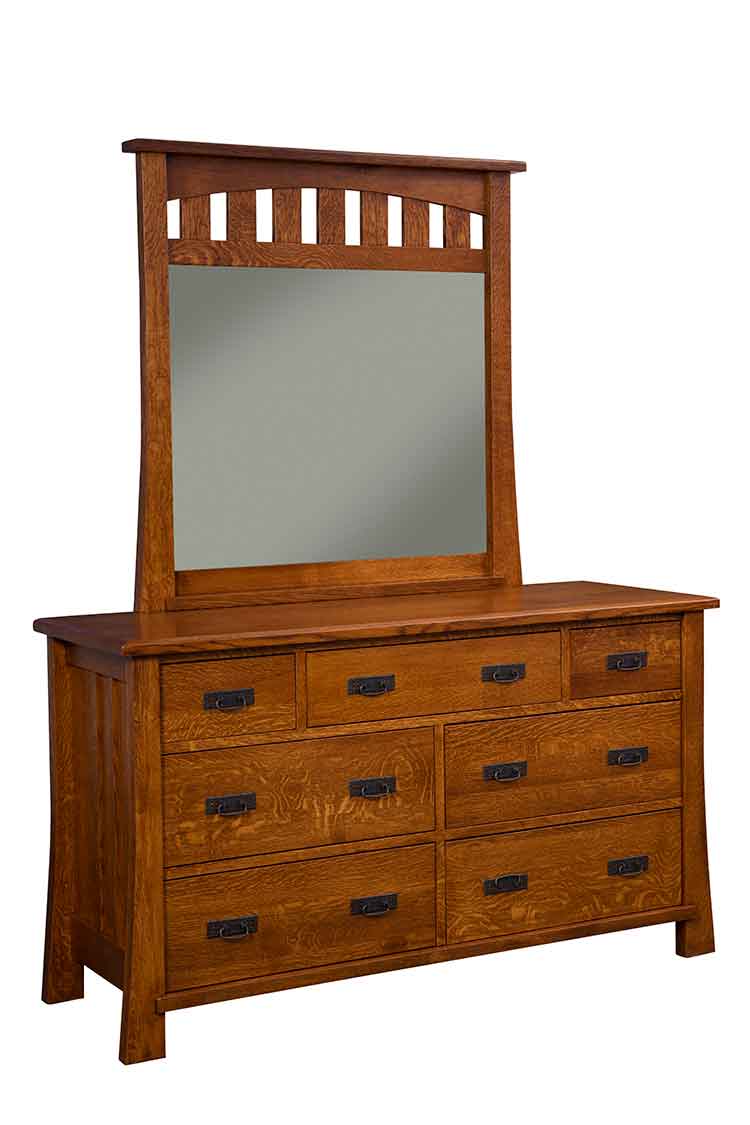 Amish Grant 7 Drawer Dresser