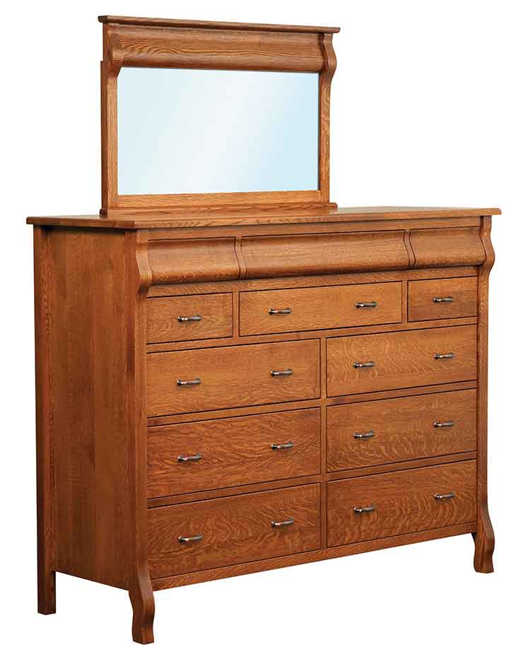Amish Pierre 12 Drawer Dresser - Click Image to Close