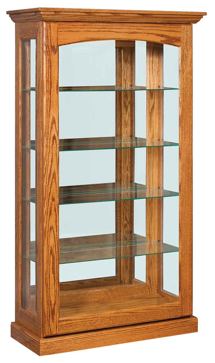 Amish Tradition Sliding Door Display Case - Click Image to Close