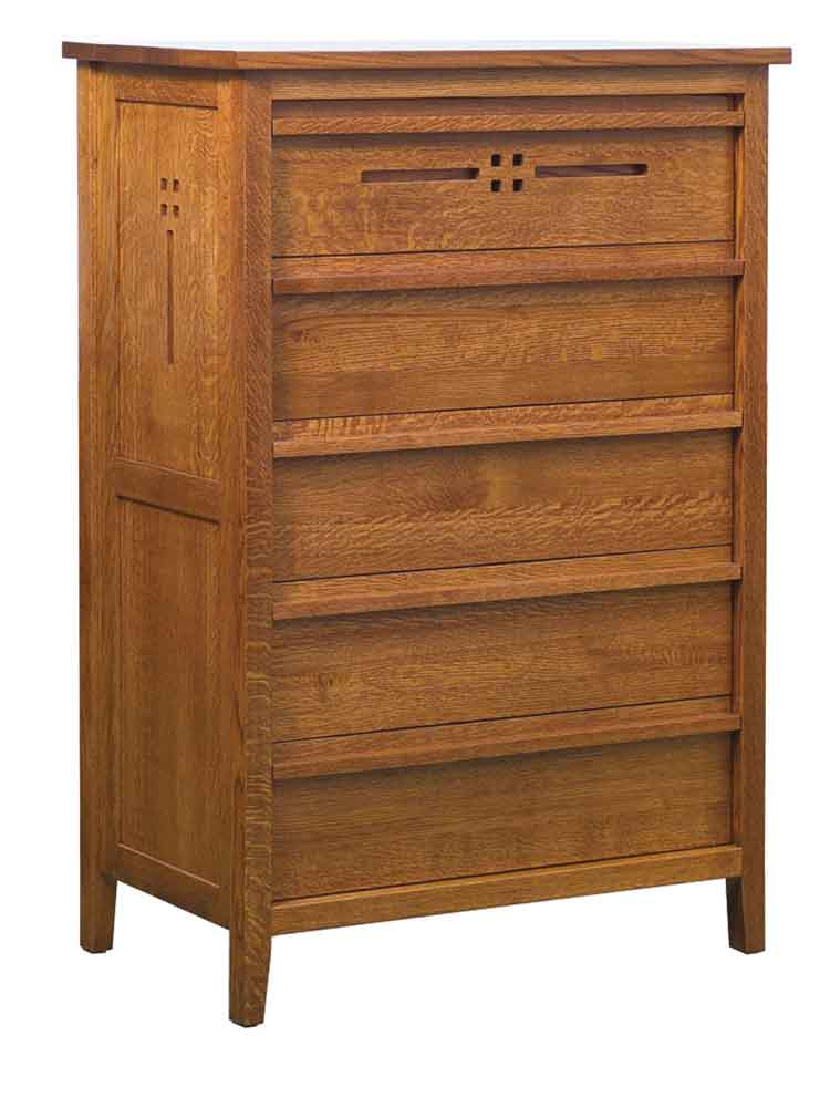 Amish West Village Chest of Drawers - Click Image to Close