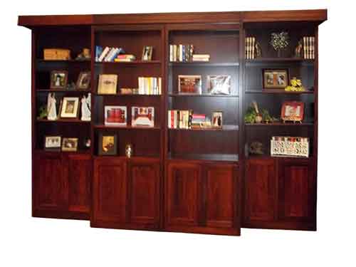 Amish Bookcase Murphy Bed