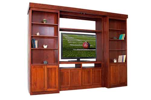 Amish Bookcase TV Stand