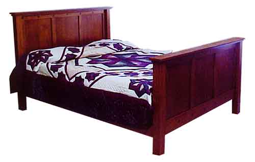 Amish Century Mission Bed - Click Image to Close