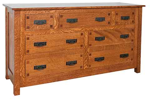 Amish Century Mission Dresser - Click Image to Close