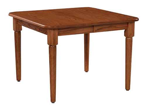 Amish Made Butterfly Leaf Leg Table - Click Image to Close
