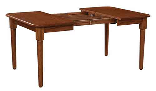 Amish Made Butterfly Leaf Leg Table - Click Image to Close