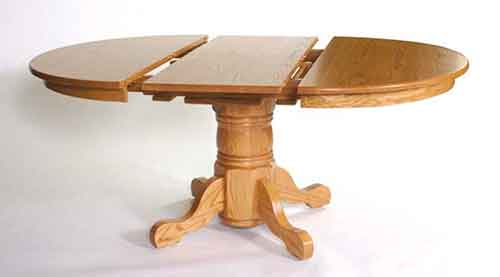 Amish Made Folding Leaf Table - Click Image to Close
