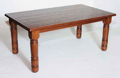 Amish Made Hand Planed Leg Table - Click Image to Close