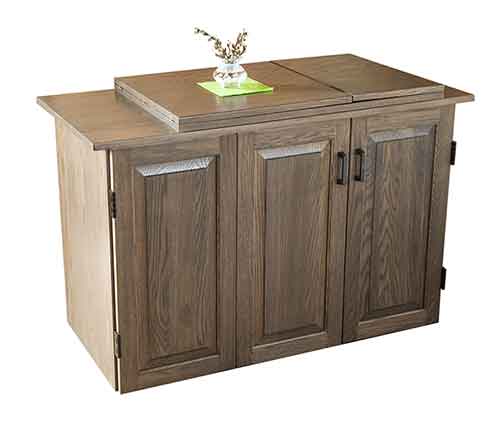 Amish Custom Sewing Machine Cabinet 1 - Click Image to Close