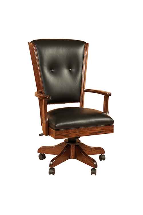 Amish Berkshire Desk Chair - Click Image to Close