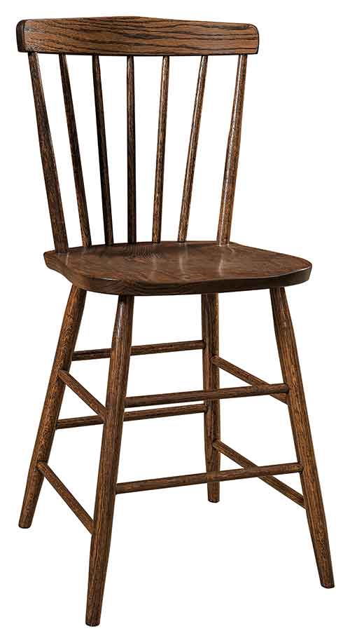 Amish Cantaberry Dining Stool - Click Image to Close