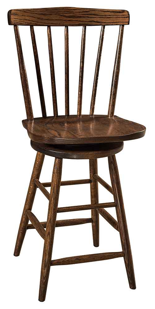 Amish Cantaberry Dining Stool - Click Image to Close