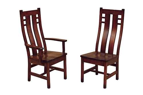 Amish Cascade Dining Chair - Click Image to Close