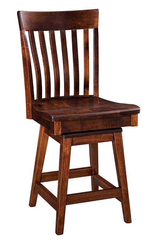 Amish Chandler Dining Stool - Click Image to Close
