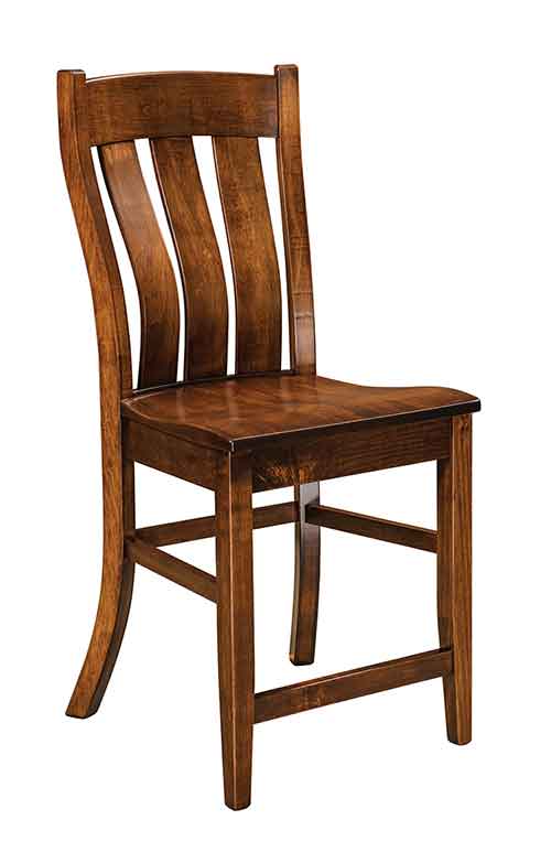 Amish Chesterton Dining Stool - Click Image to Close