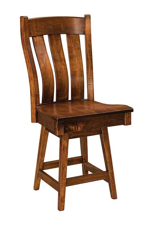 Amish Chesterton Dining Stool - Click Image to Close