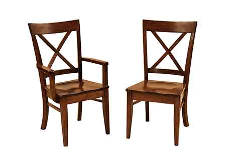 Amish Frontier Dining Chair - Click Image to Close