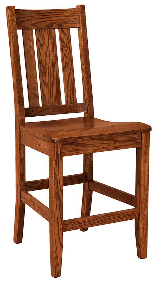 Amish Jacoby Dining Stool - Click Image to Close