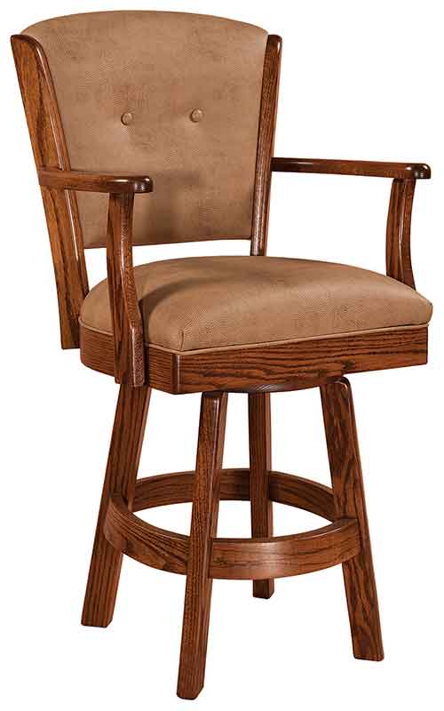 Amish Lansfield Dining Stool - Click Image to Close