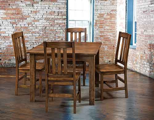 Amish Lodge Dining Chair - Click Image to Close