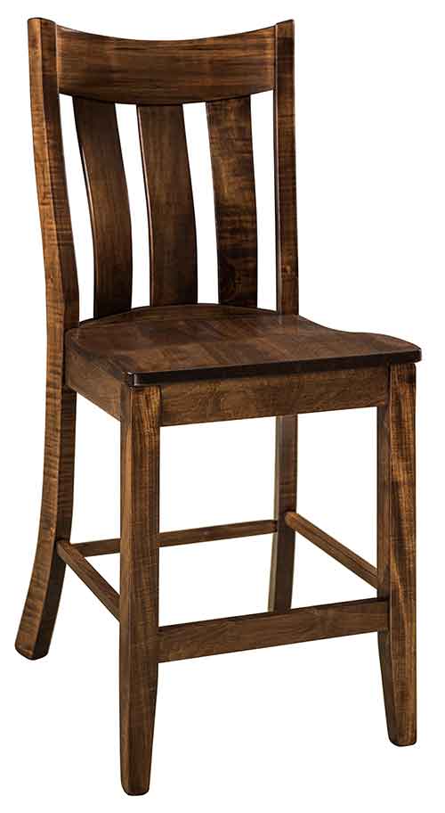 Amish Pierre Dining Stool - Click Image to Close