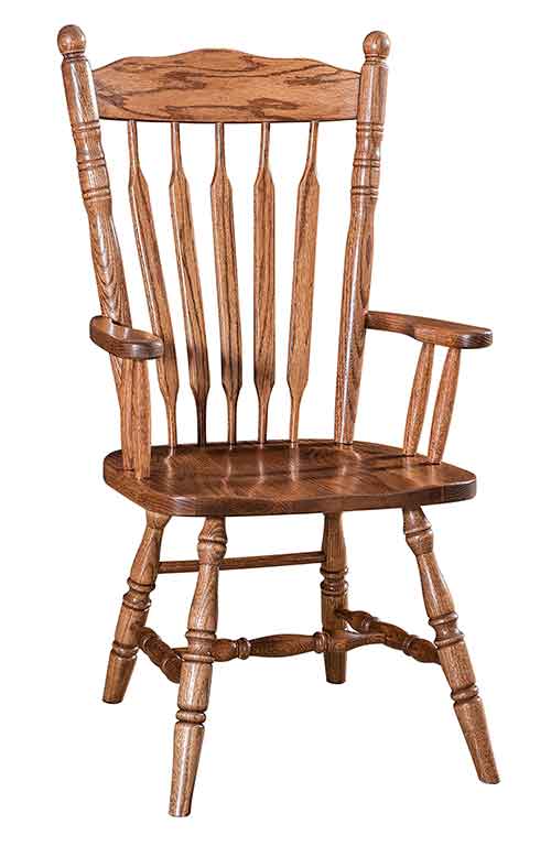 Amish Post Paddle Dining Chair - Click Image to Close