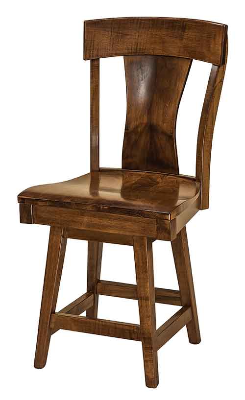 Amish Ramsey Dining Stool - Click Image to Close