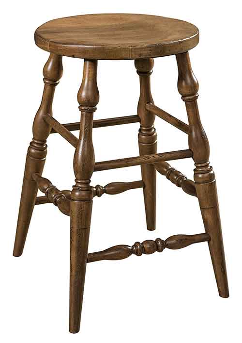 Amish Scoop Stool - Click Image to Close