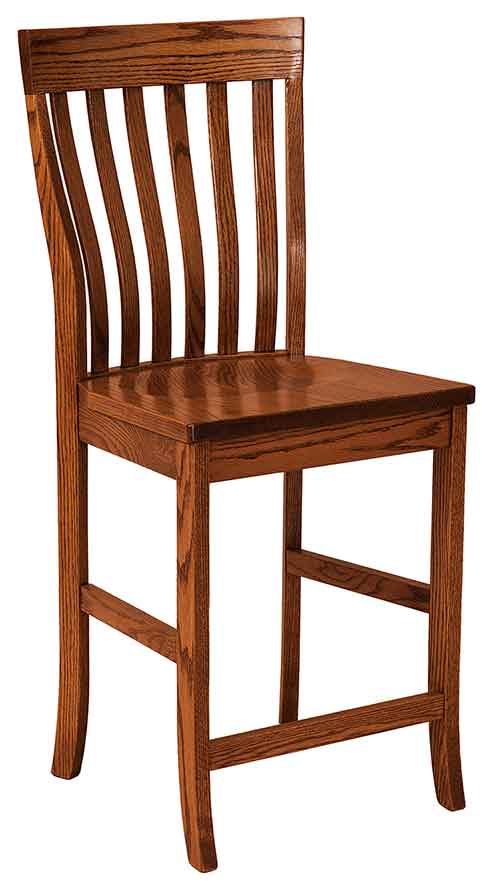 Amish Theodore Dining Stool - Click Image to Close