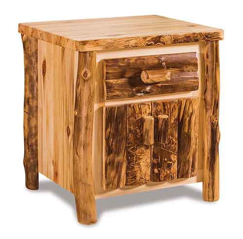 Night Stand 1 Drawer, 2 Doors - Click Image to Close