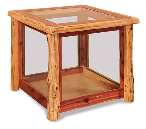 Glass End Table - Click Image to Close