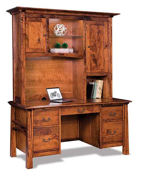 Amish Artesa Double Pedestal Desk - Click Image to Close