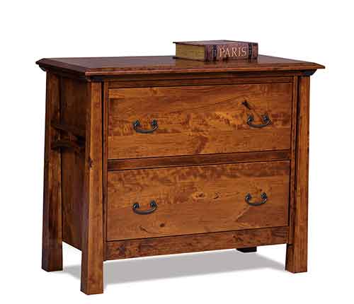 Amish Artesa Lateral File Cabinet - Click Image to Close