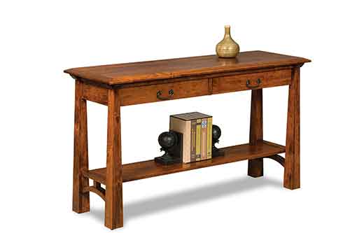 Amish Artesa Open Sofa Table