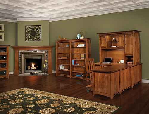 Amish Boulder Creek Barrister Bookcase - Click Image to Close