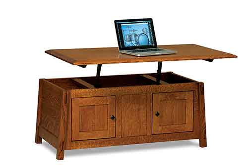 Amish Colbran Coffee Table with Lift Top - Click Image to Close