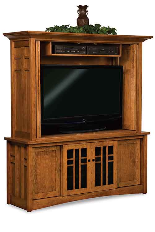 Amish Kascade TV Cabinet - Click Image to Close