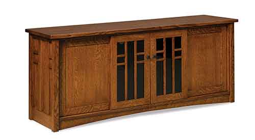 Amish Kascade TV Stand - Click Image to Close