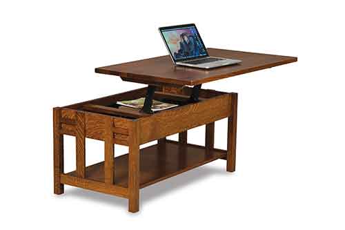 Amish Kascade Coffee Table with Lift Top - Click Image to Close