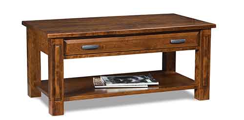 Amish Lexington Open Coffee Table - Click Image to Close