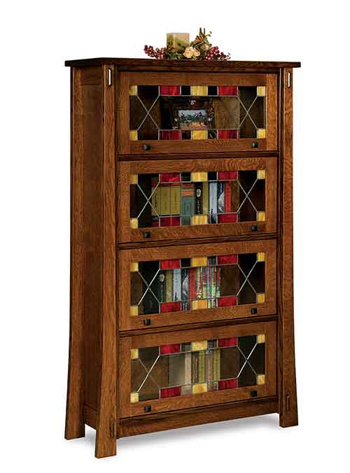 Amish Modesto Barrister Bookcase - Click Image to Close
