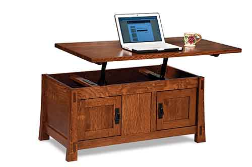 Amish Modesto Coffee Table with Lift Top - Click Image to Close