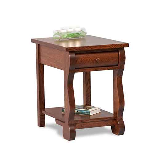 Amish Old Classic Sleigh End Table - Click Image to Close