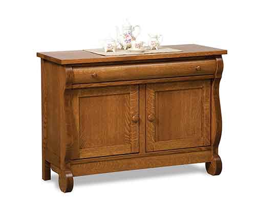Amish Old Classic Sleigh Sofa Table - Click Image to Close