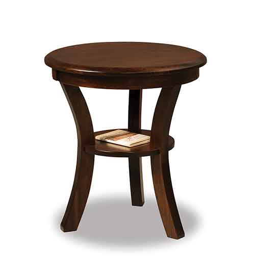 Amish Sierra Round End Table
