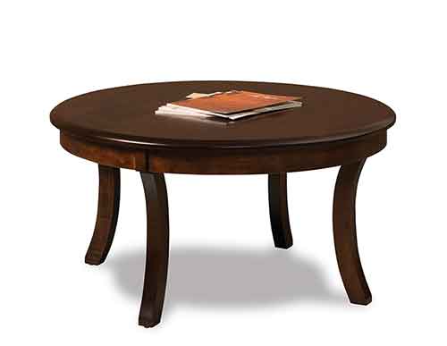 Amish Sierra Round Coffee Table - Click Image to Close
